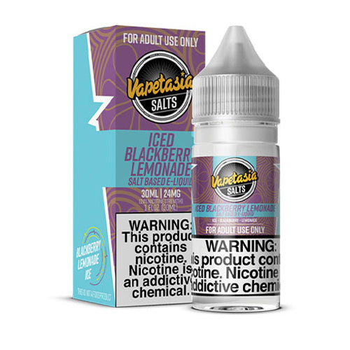 Vapetasia LIQSALT 30mL 48mg Iced Blackberry Lemonade