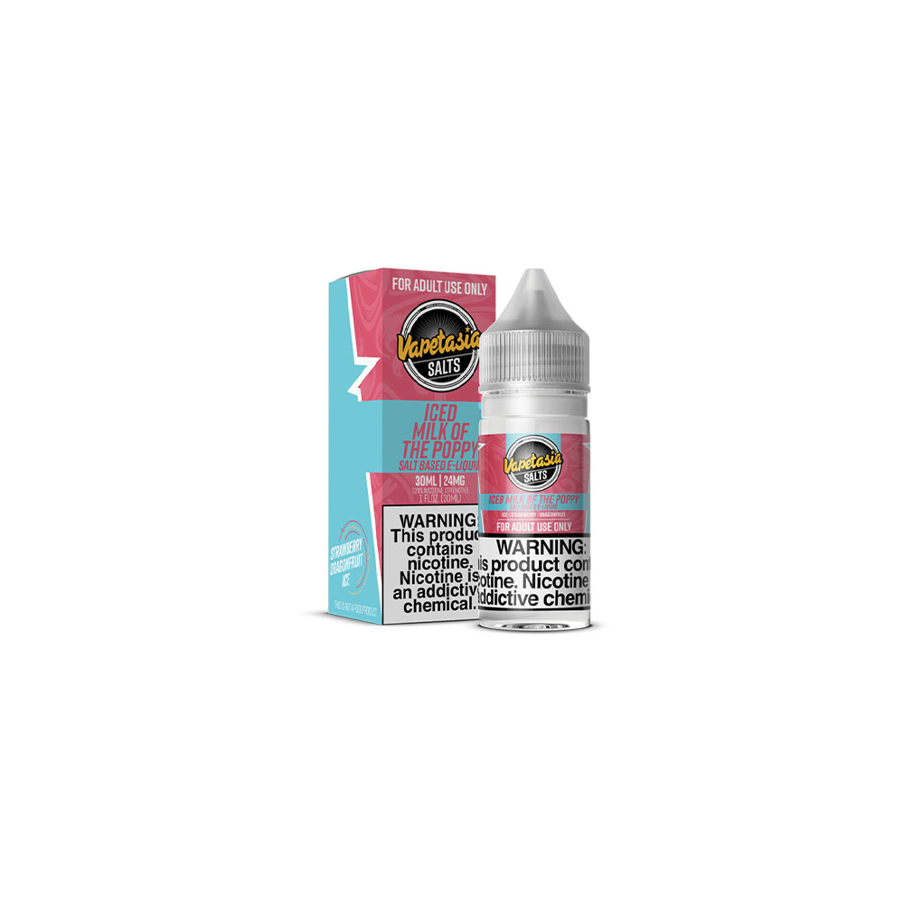 Vapetasia LIQSALT 30mL 48mg Iced Milk Of The Poppy