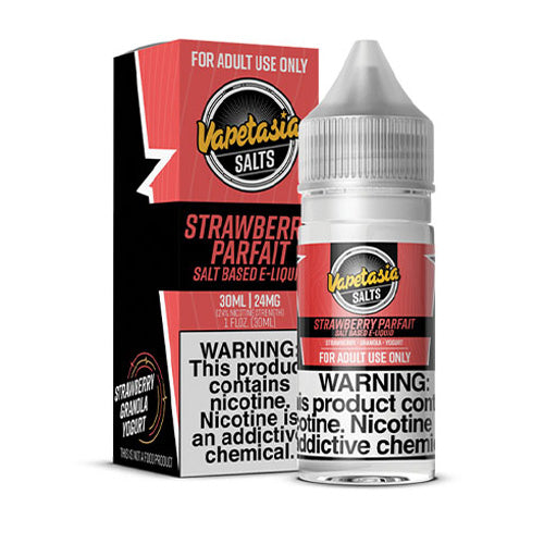Vapetasia LIQSALT 30mL 48mg Strawberry Parfait