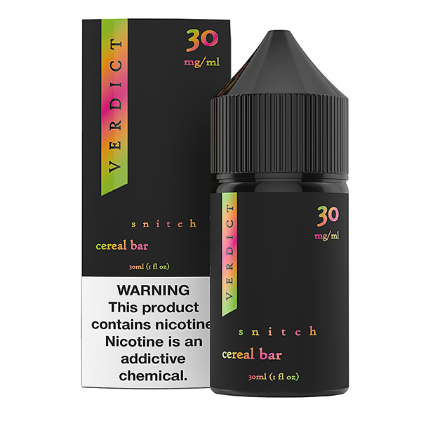Verdict LIQSALT 30mL 50mg Snitch (Cereal Bar)