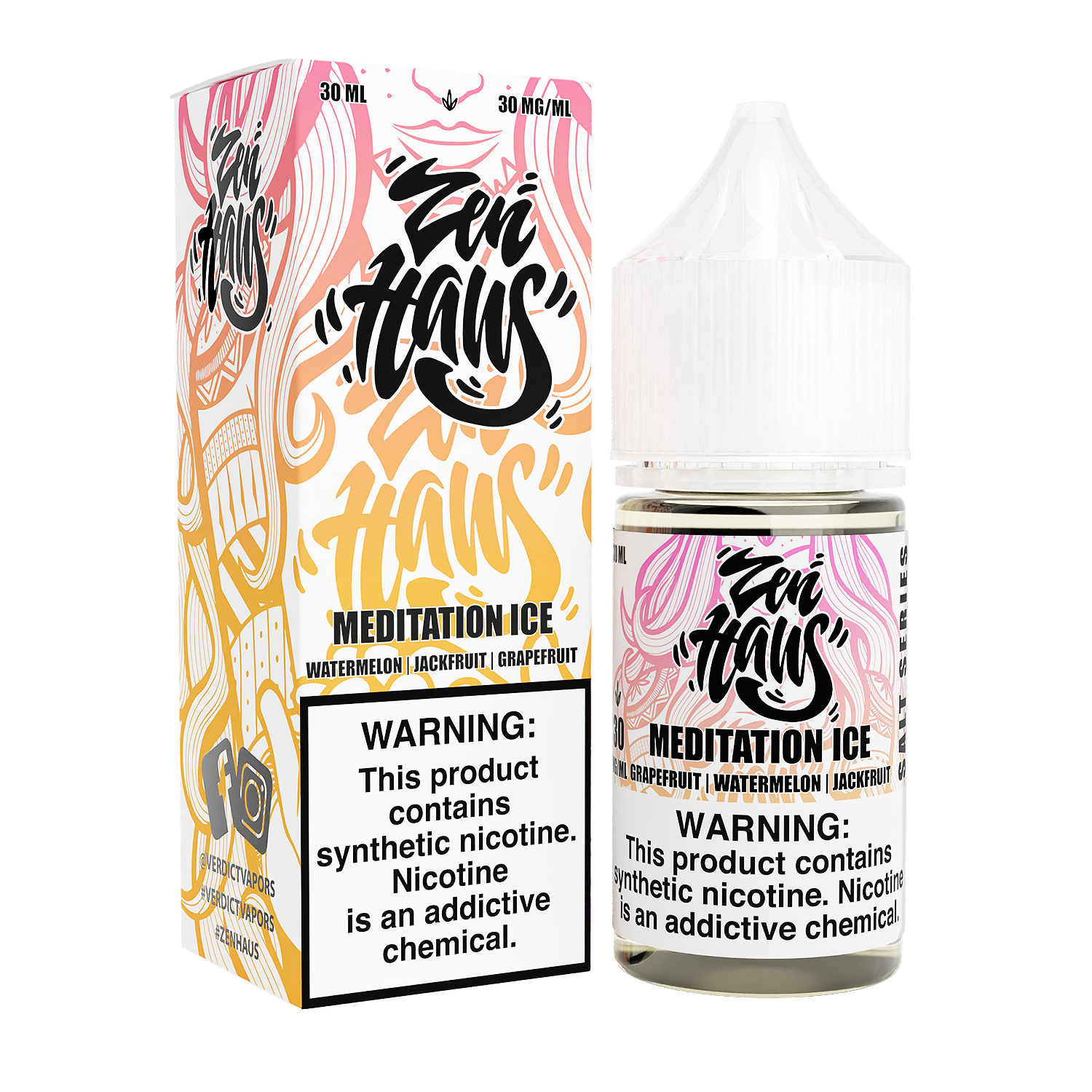 Zen Haus LIQSALT 30mL 30mg Meditation Ice