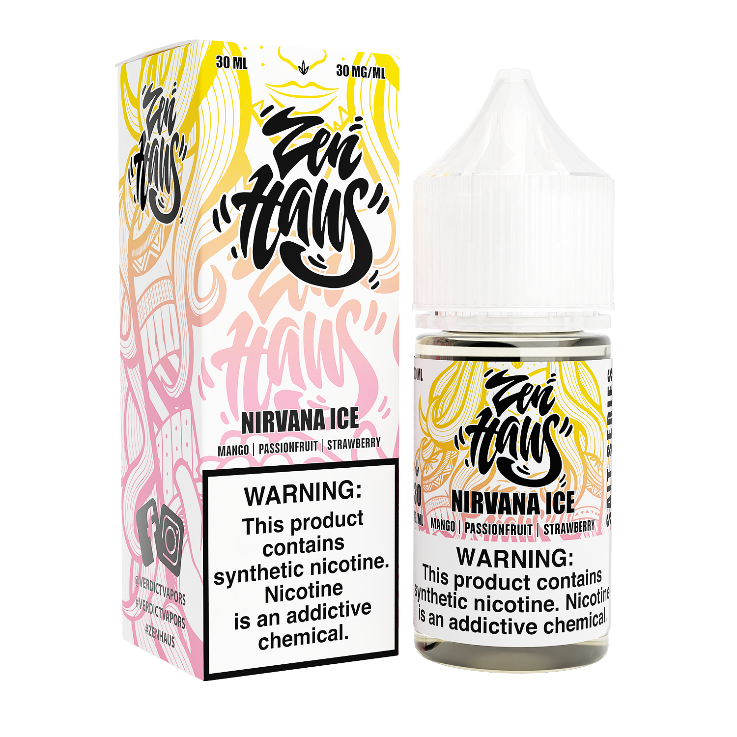 Zen Haus LIQSALT 30mL 30mg Nirvana Ice