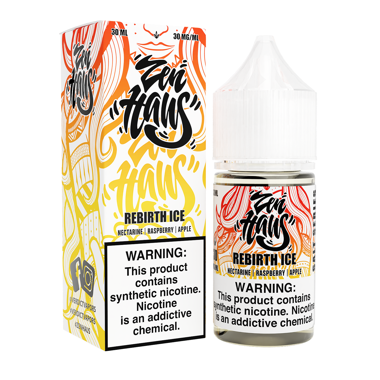 Zen Haus LIQSALT 30mL 30mg Rebirth Ice