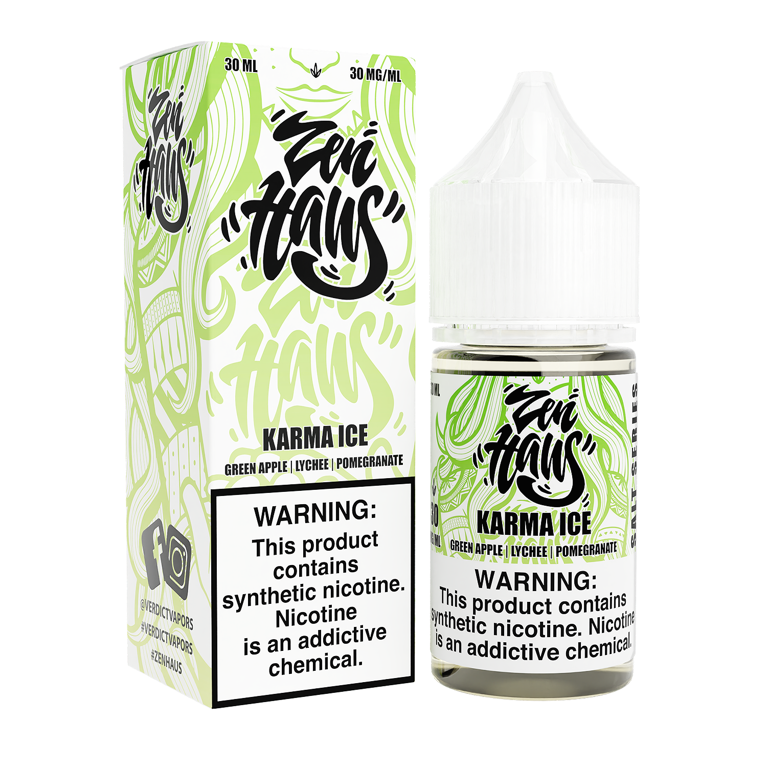Zen Haus LIQSALT 30mL 30mg Karma Ice