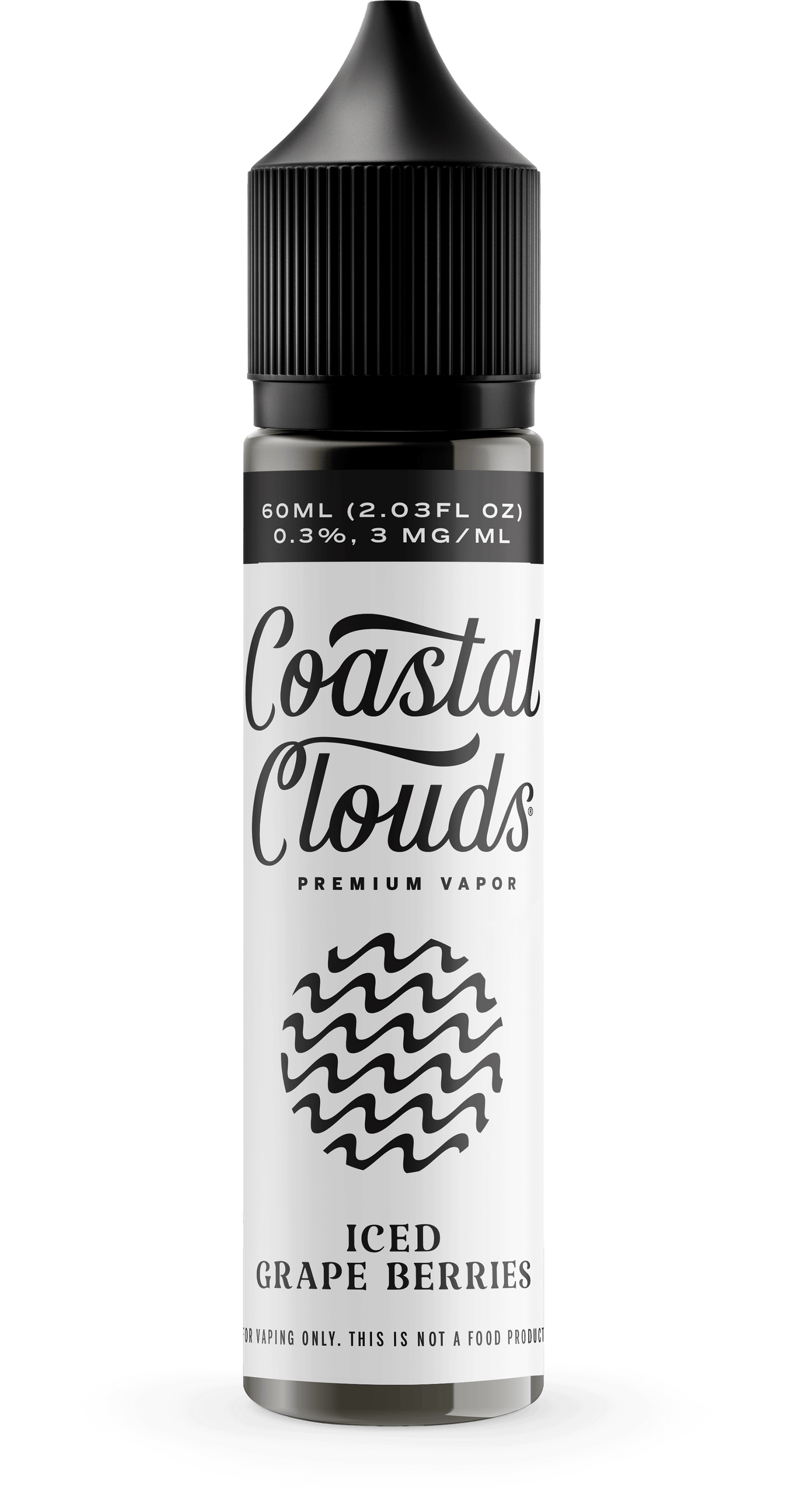 Coastal Clouds LIQFB 60mL 00mg Grape Berries Ice