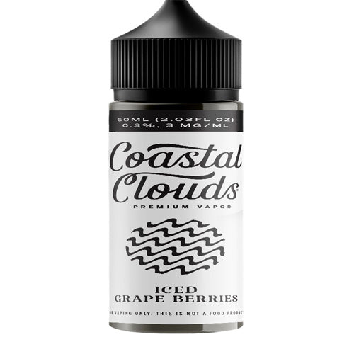 Coastal Clouds LIQFB 60mL 00mg Grape Berries Ice