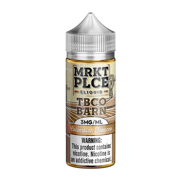 TBCO Barn MRKT PLCE LIQFB 100mL 00mg Colombian Tobacco