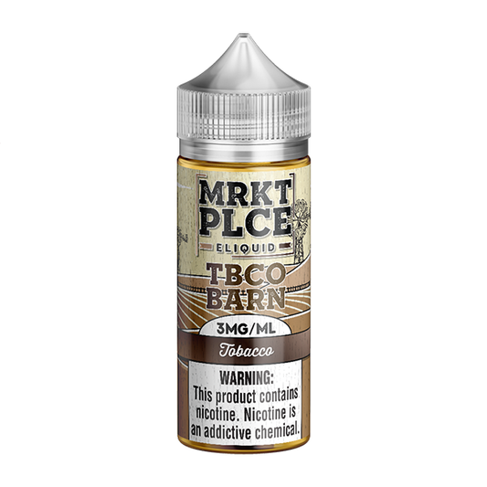 TBCO Barn MRKT PLCE LIQFB 100mL 12mg Tobacco
