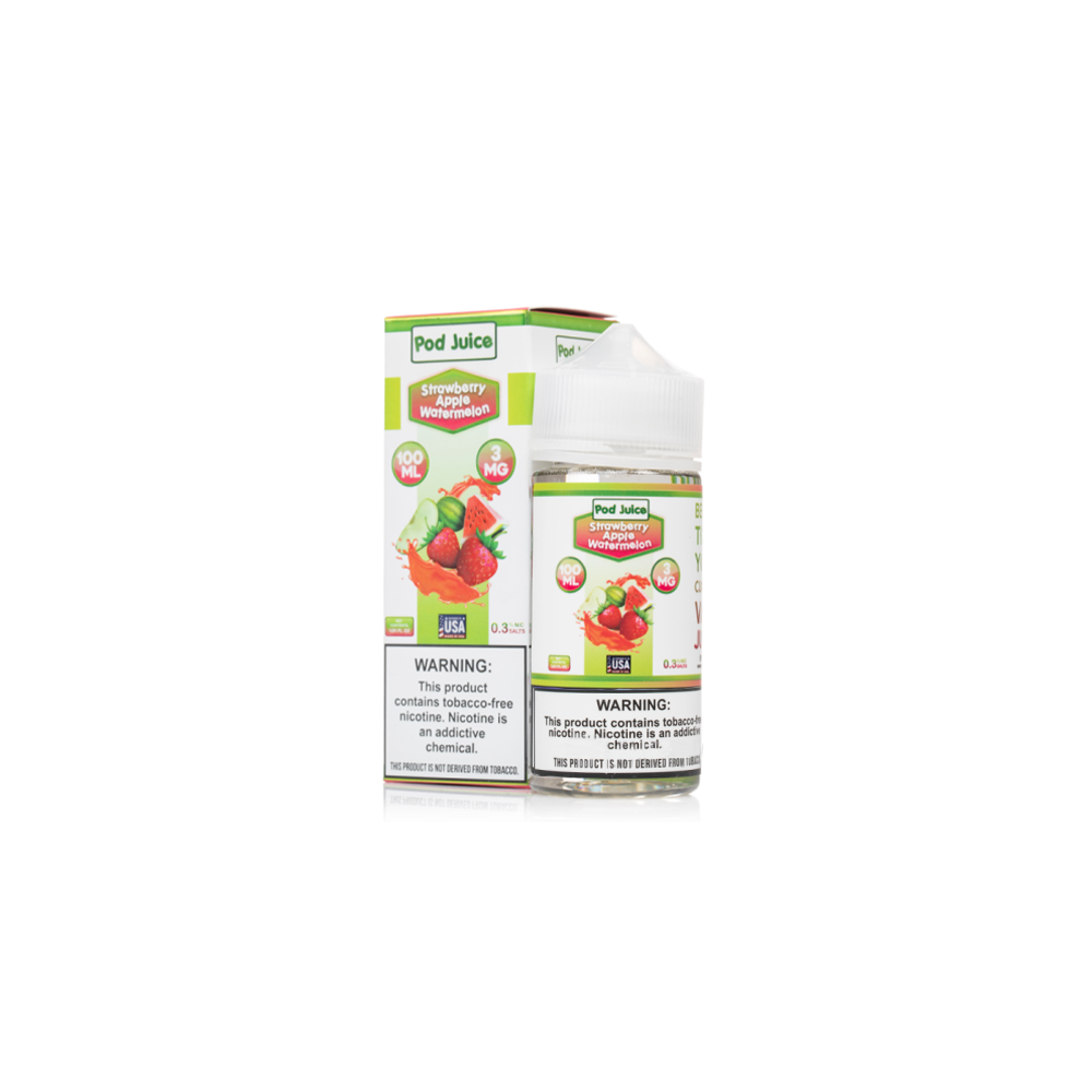 TFN Pod Juice LIQFB 100mL 03mg Strawberry Apple Wmln