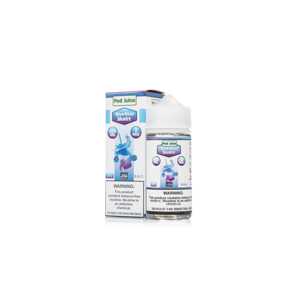 TFN Pod Juice LIQFB 100mL 03mg Blue Razz Slushy