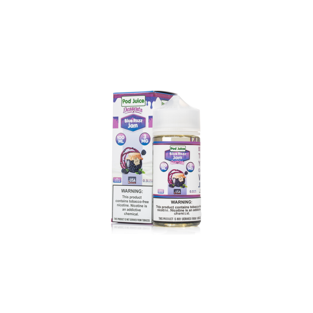 TFN Pod Juice LIQFB 100mL 03mg Blue Razz Jam