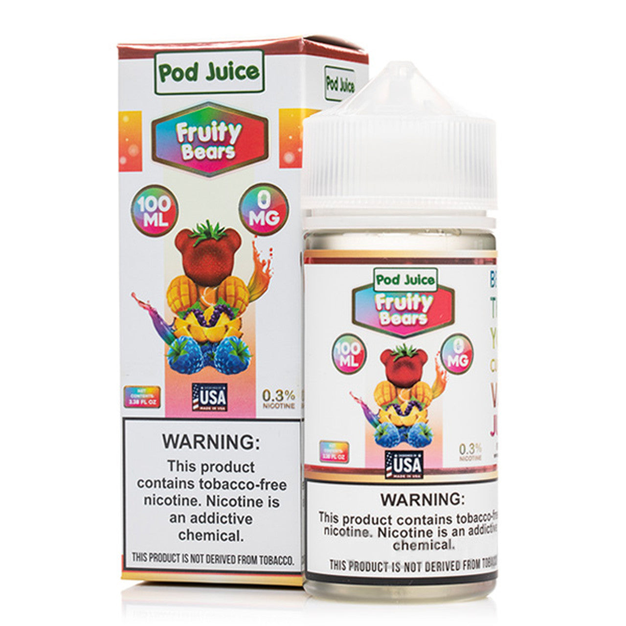 TFN Pod Juice LIQFB 100mL 03mg Fruity Bears