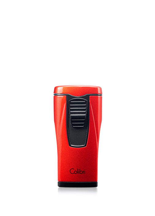 Colibri MONACO TRIPLE FLAME LIGHTER METALIC RED