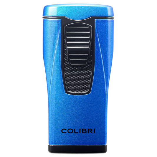 Colibri MONACO TRIPLE FLAME LIGHTER METALIC BLUE