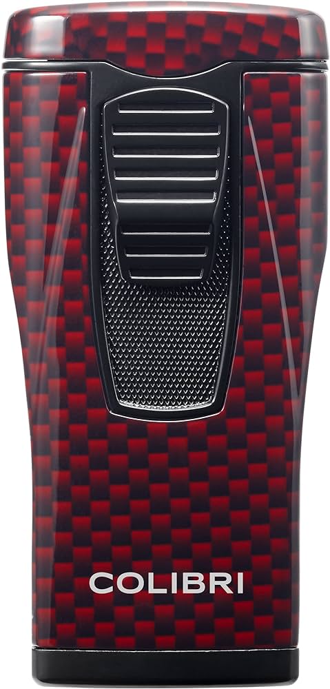 Colibri MONACO TRIPLE FLAME RED CARBON FIBER PRINT