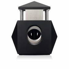 Colibri QUASAR TWO-IN-ONE TABLETOP CIGAR CUTTER, BLACK