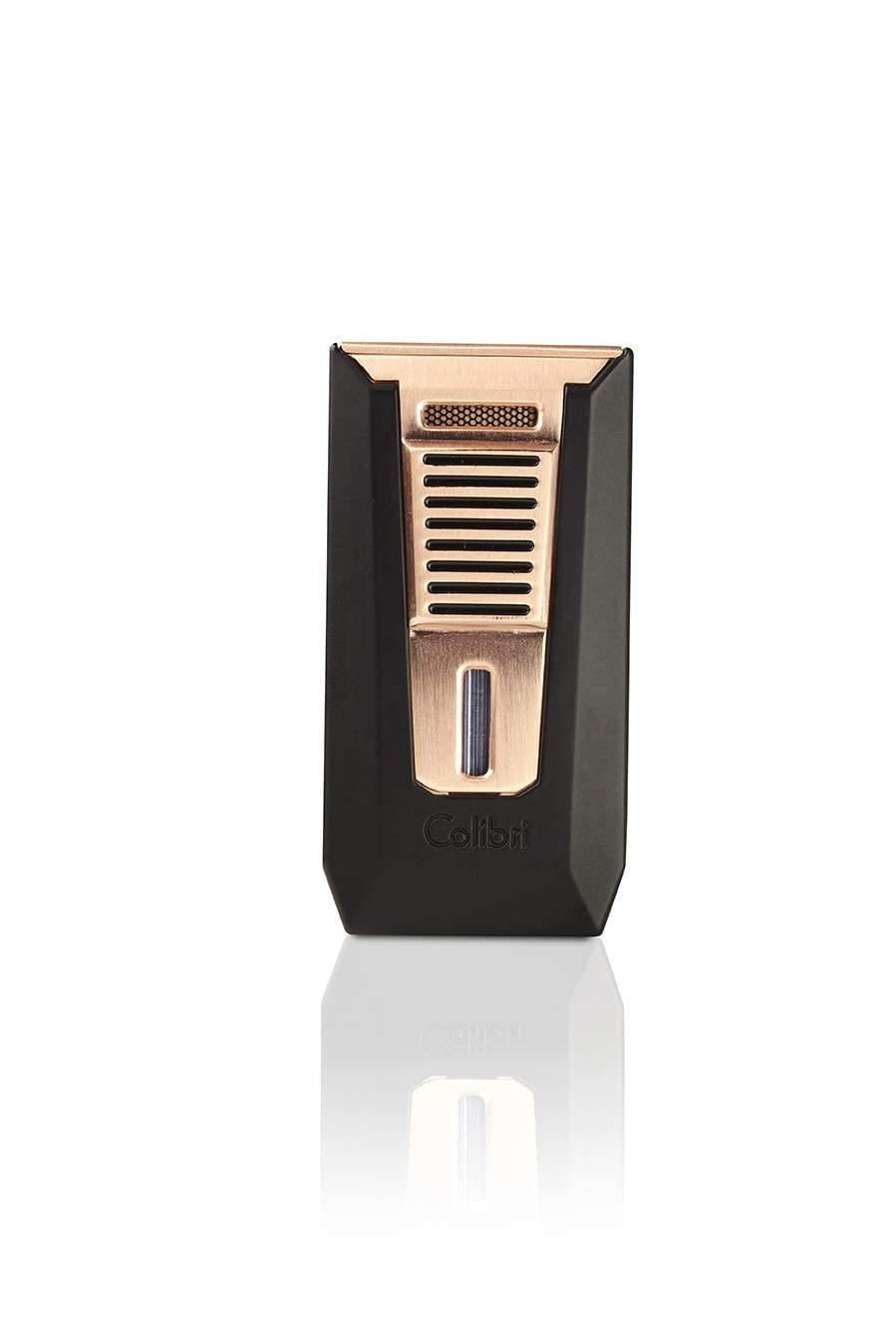Colibri SLIDE DOUBLE JET LIGHTER BLACK/ROSE