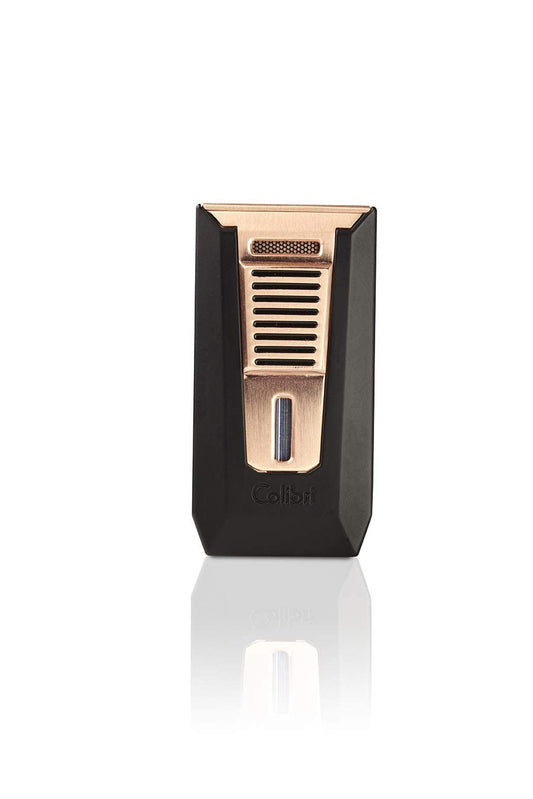 Colibri SLIDE DOUBLE JET LIGHTER BLACK/ROSE