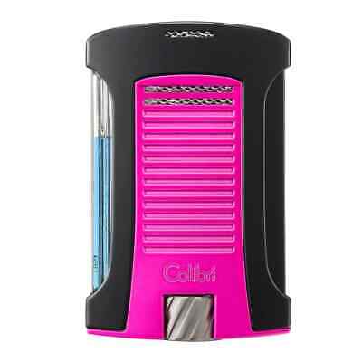 Colibri DAYTONA SINGLE JET LIGHTER, BLACK + PINK