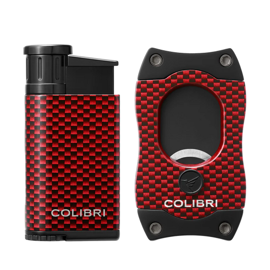Colibri EVO+S-CUT, RED CARBON FIBER, CLAMSHELL