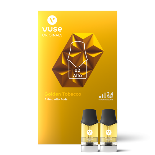 Vuse ALTO GOLDEN TOBACCO (1 Pods, 2.4% Nic)-CA