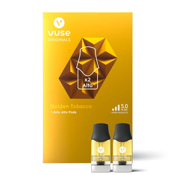 Vuse ALTO GOLDEN TOBACCO (2 Pods, 1.8% Nic)-CA