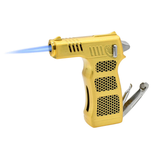 Dissim Lighters HAMMER TORCH GOLD