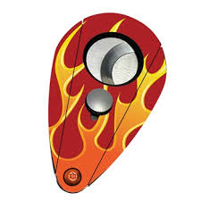 Xikar XI2 HOT ROD RED W/YELLOW FLAMES