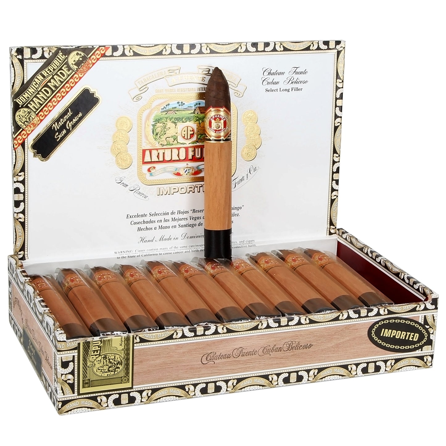 Arturo Fuente Chateau Fuente  CUBAN BELICOSO S.G.