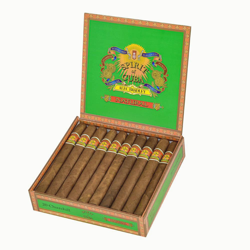 Alec BradleySpirit Of Cuba NATURAL CHURCHILL BOX