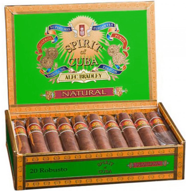 Alec BradleySpirit Of Cuba NATURAL ROBUSTO BOX