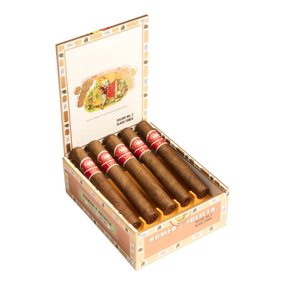 Romeo Y Julieta 1875 # 2 DELUXE GLASS TUBO