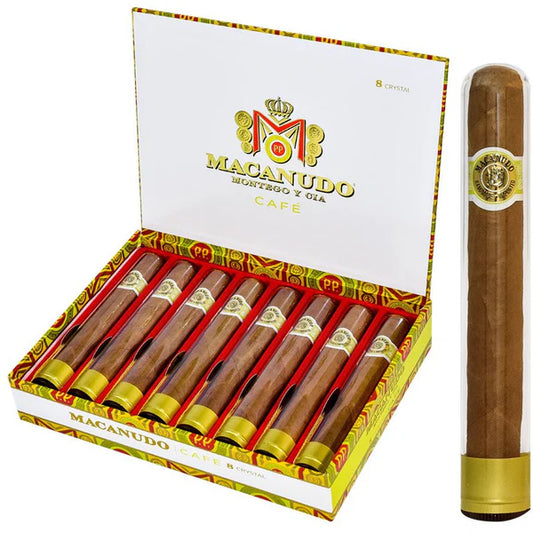 Macanudo Cafe CRYSTAL GLASS TUBOS