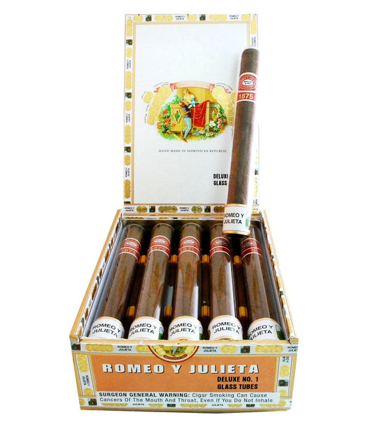 Romeo Y Julieta 1875 # 1 DELUXE GLASS TUBO