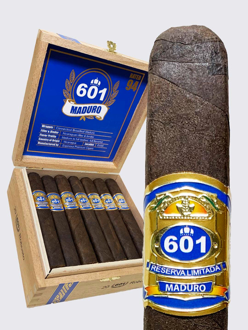 Espinosa 601 Maduro BLUE LABEL MADURO ROBUSTO