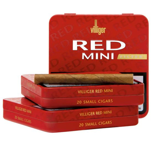 Villiger MINI RED VANILLA TINS