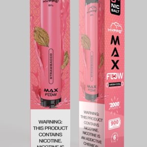 HYPPE MAX FLOW 2000 Puff 10 Per Pack STRAWBACCO