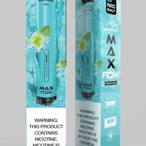 HYPPE MAX FLOW 2000 Puff 10 Per Pack GLACIER MINT