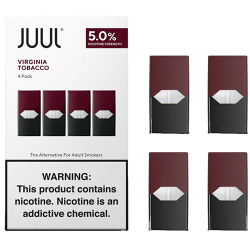 JUUL (LIQ POD)(4-Pack) 50mg Virginia tobacco