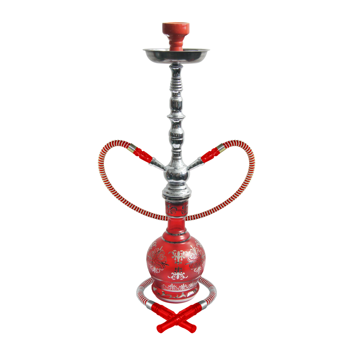 27" Shah, 2 Hose, Premium Box Red