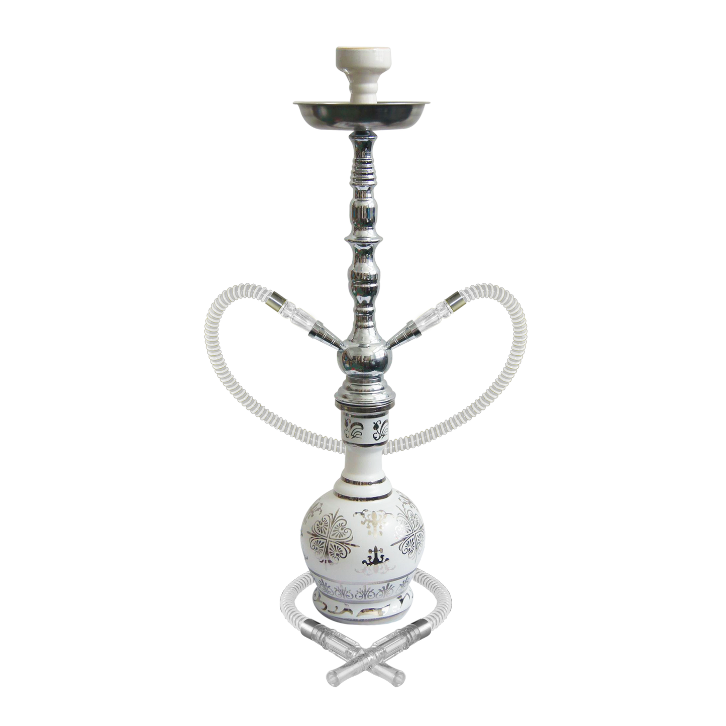 27" Shah, 2 Hose, Premium Box White