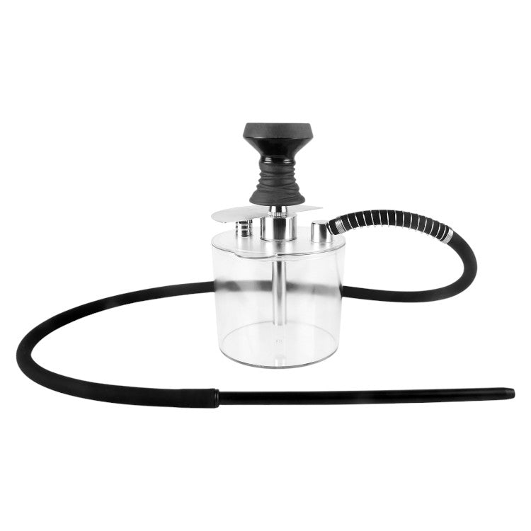 10" VIP  Hookah, 1 Hose, Color Box Clear