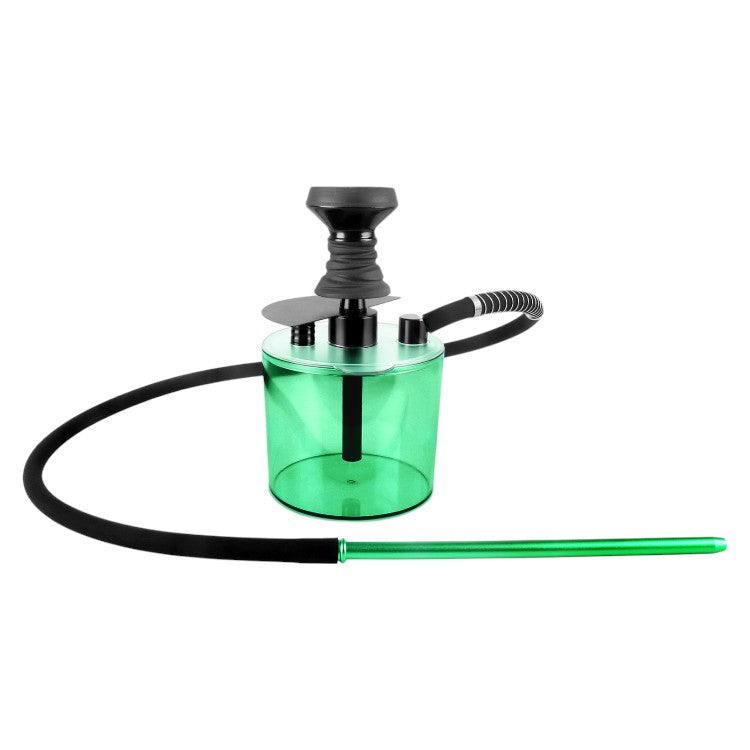 10" VIP  Hookah, 1 Hose, Color Box Green