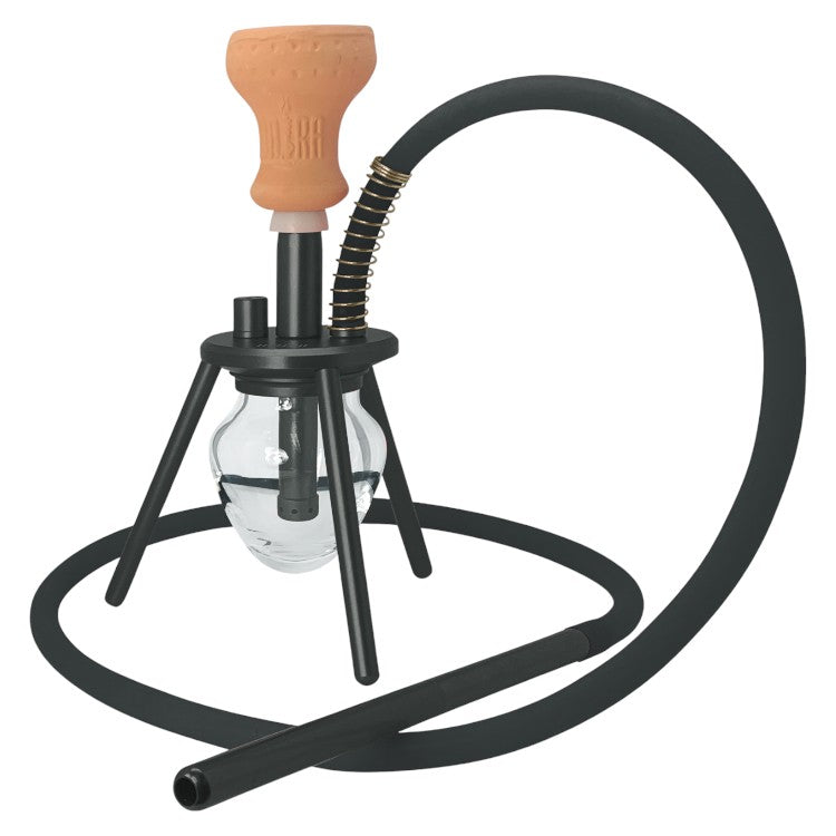 12" Amira Spider Hookah, 1 Hose, Amira Carrying Bag Vlack