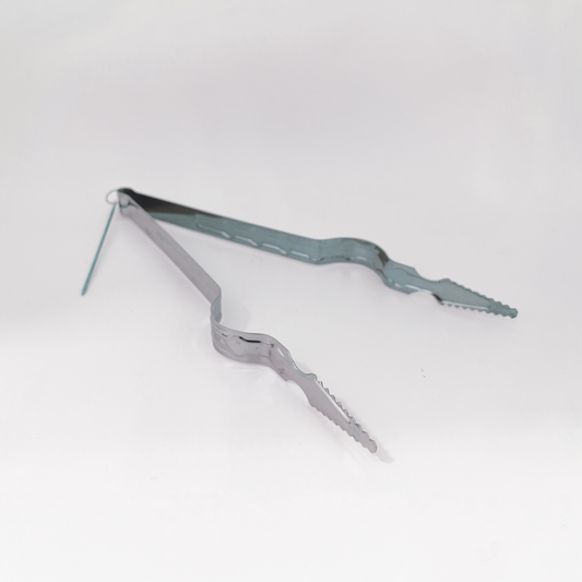 Large Fancy Tong with Bowl Holder