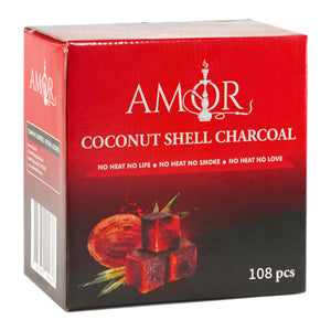 Amor Charcoal Coconut Shell Flats, 108 pcs per Box