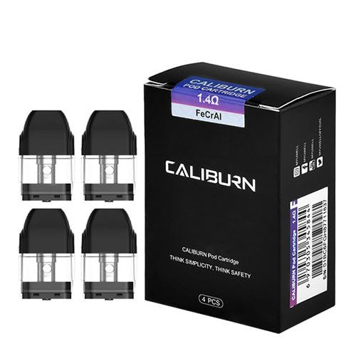 Uwell Pod+Coil Caliburn (4 Pack) 1.4 ohm