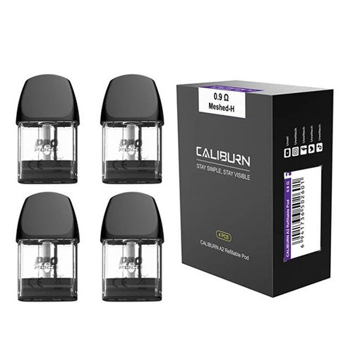 Uwell Pod+Coil Caliburn A2/AK2 (4 Pack) Fecral UN2 Mesh H  0.9 ohm