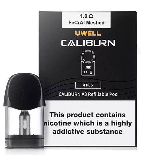 Uwell Pod+Coil Caliburn A3S (4 Pack) 1.0 ohm