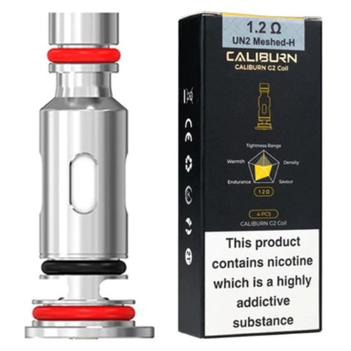 Uwell Coil Caliburn G2 (4 Pack) UN2 Mesh H  1.2 ohm